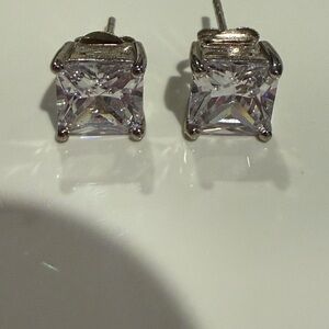 Elegant Silver Stud Earrings